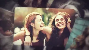 Cinematic Memory Slideshow Photo After Effects Template