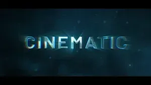 Glitch Cinematic Text Reveal After Effects Template
