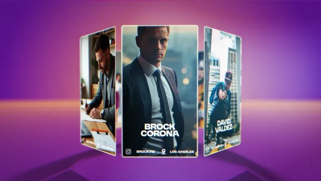 After Effects Project 3D Rotating Photo Card Intro