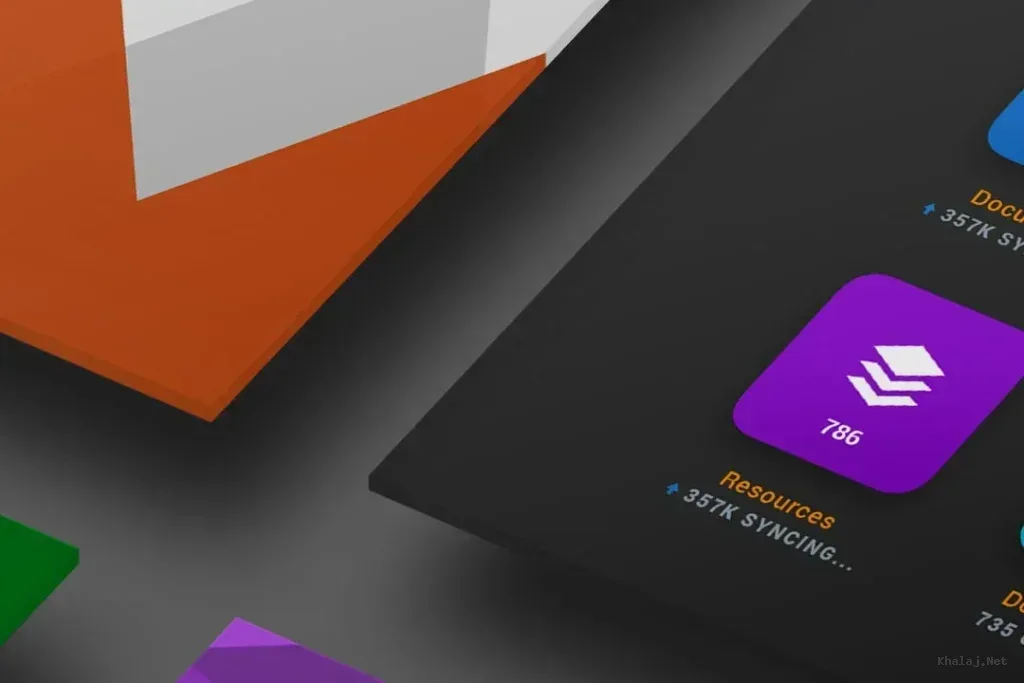 PSD Mockup Tablet Portrait App, Tablet screen showing app UI with colorful icons in portrait perspective