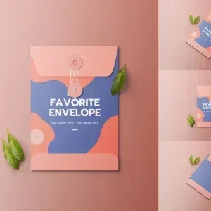 Envelope corporate branding Mockup PSD Envelope corporate branding Mockup PSD