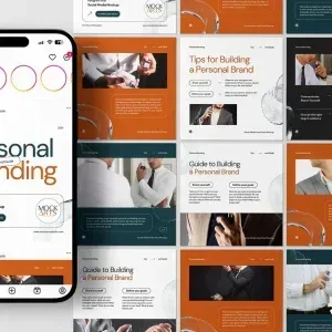 Social Media Set Mockup PSD Social Media Set Mockup PSD