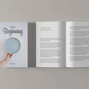 Photorealistic Book Cover Mockup PSD Photorealistic Book Cover Mockup PSD