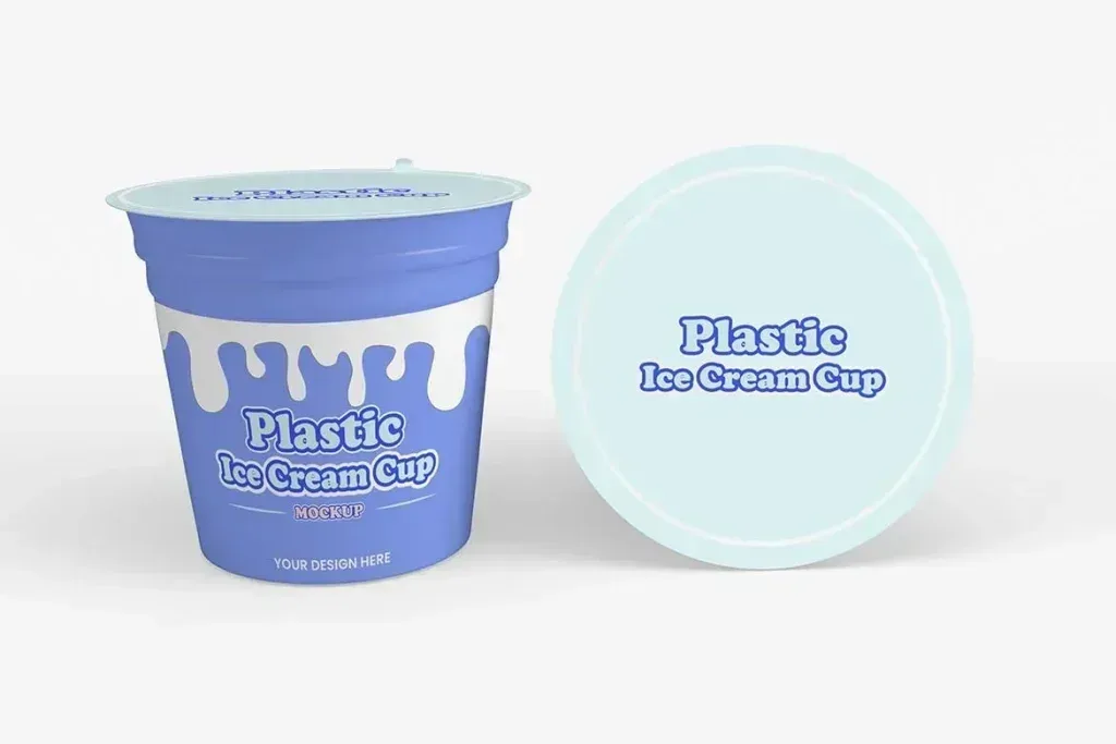موکاپ شیشه بستنی PSD