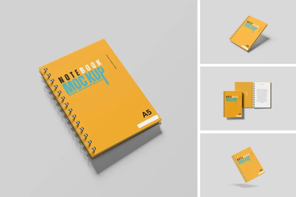 موکاپ PSD دفترچه