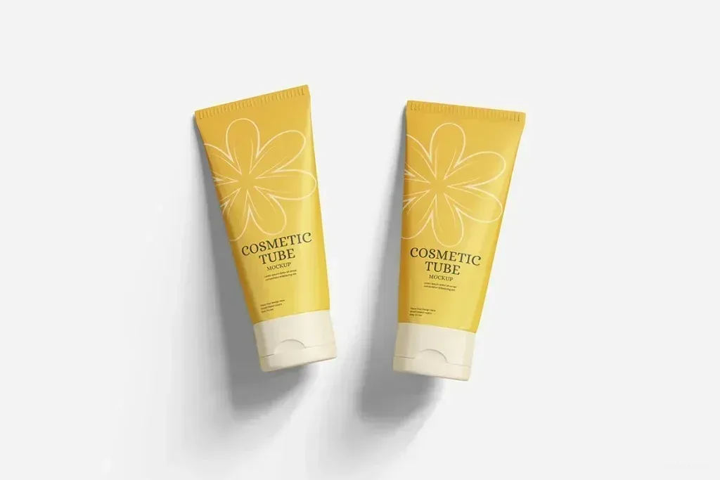 High Quality Cosmetic Tube Mockup PSD