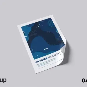 موك أب تصميم فلاير A4 PSD موك أب تصميم فلاير A4 PSD
