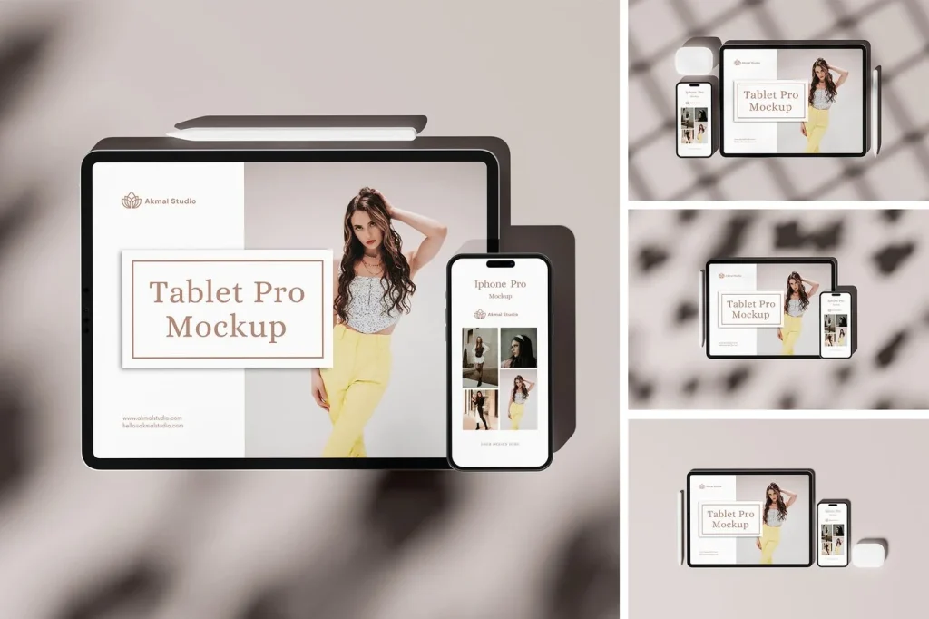 PSD Mockup iPad iPhone Set Pro