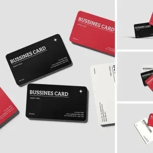 Business Card Design Edit Mockup PSD Business Card Design Edit Mockup PSD