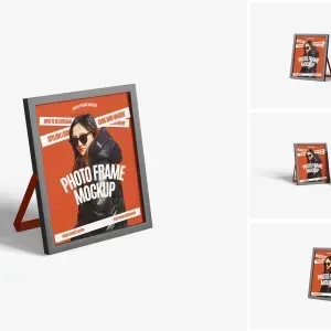 Photo Frame Design Mockup PSD Photo Frame Design Mockup PSD