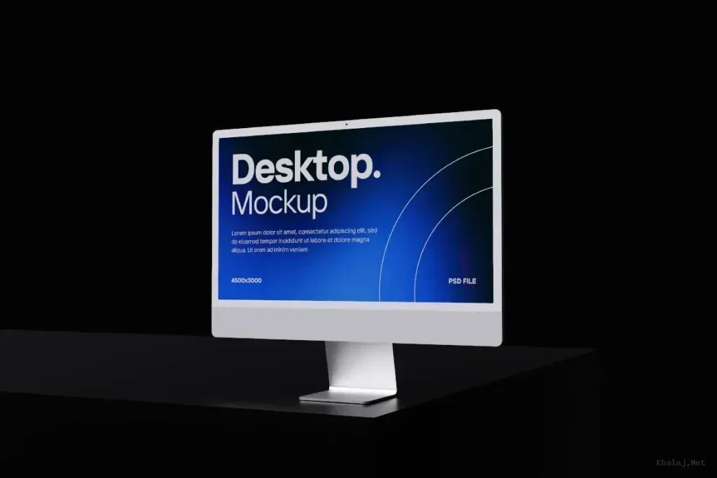 موکاپ دسکتاپ چند نمایشگر PSD