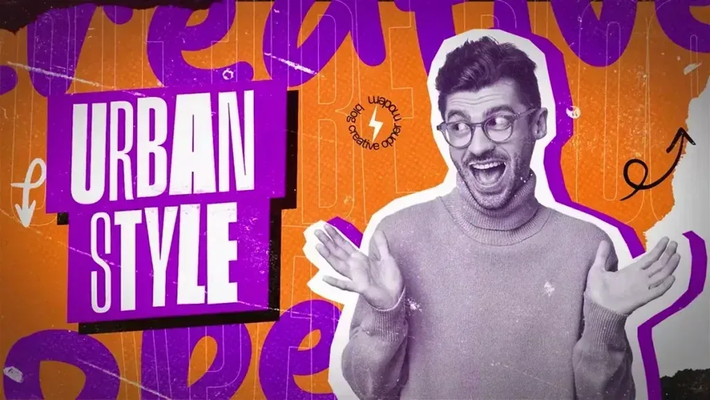 After Effects Project Urban Vlog Opener with Fast