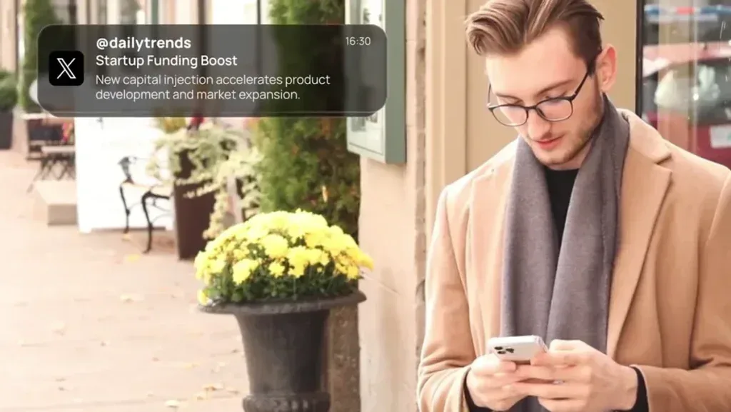 After Effects Project Fluid Glass Mobile Notification