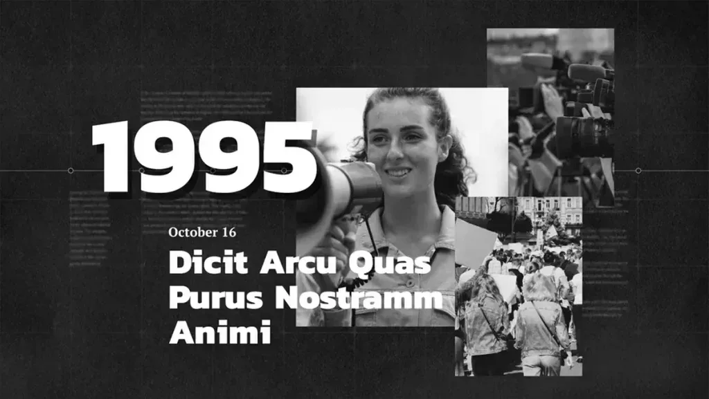 After Effects Project Dynamic Documentary Timeline