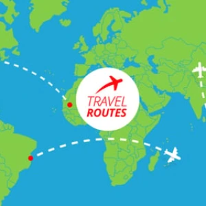 Animated Travel Routes After Effects Template Animated Travel Routes After Effects Template