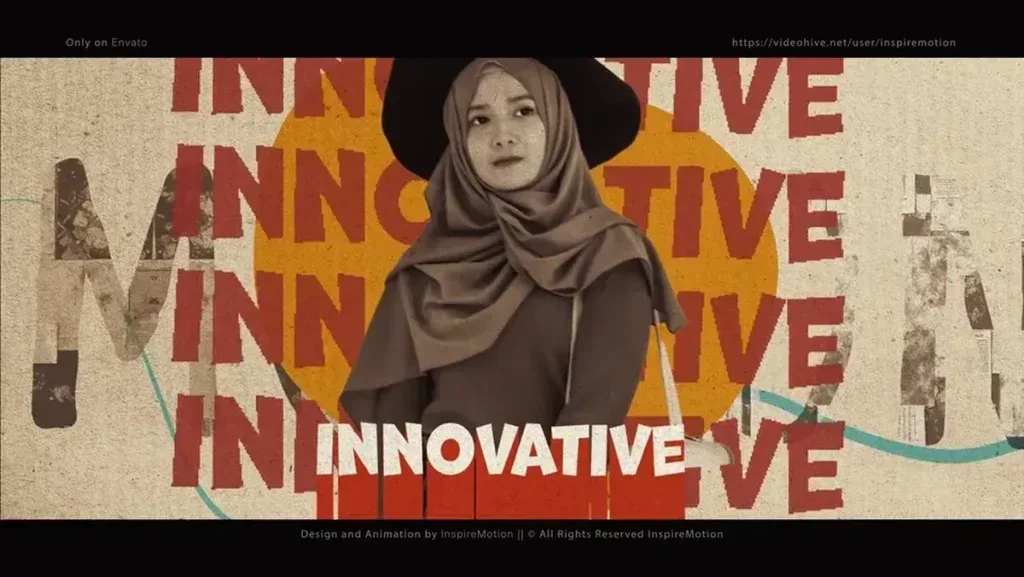 پروژه افتر افکت کلاژ هنری کاغذی