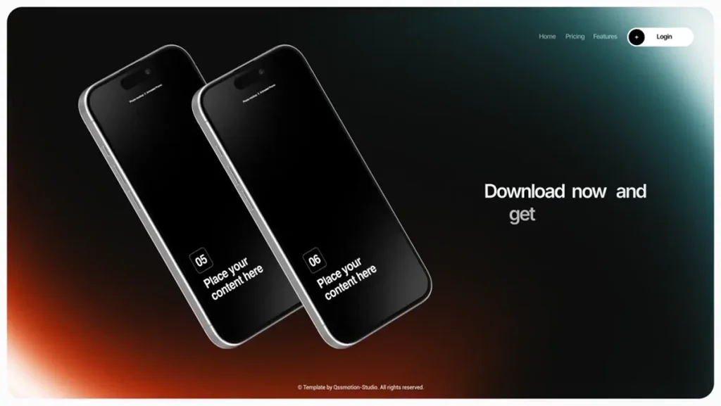 After Effects Project Mobile App Promo Modern