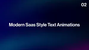 Dynamic Text Animations After Effects Template