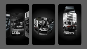 Modern Vertical Carousel Mobile After Effects Template
