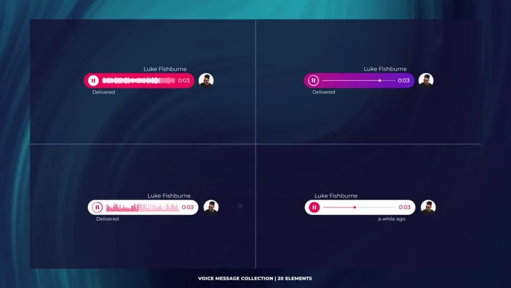مشروع أفتر إفكت رسائل صوتية وسائل التواصل الاجتماعي