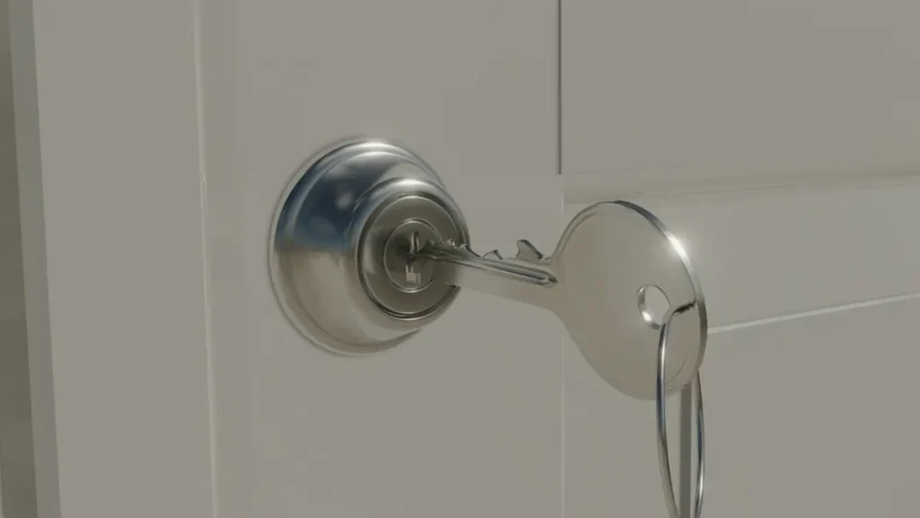 Video Footage Chrome Key Lock Turning 3D Not Fitting