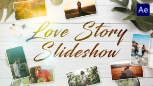 Romantic Photo Slideshow After Effects Template