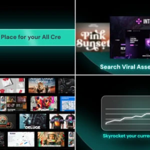 After Effects Project Neon Kinetic Typography with Animated Data Graph After Effects Project Neon Kinetic Typography, Neon kinetic typography with glowing UI elements and animated data graph