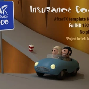Animated Car Journey with Road After Effects Template Animated Car Journey with Road After Effects Template