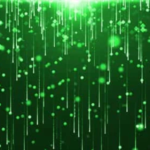Green Particles Rain Loop Background Stock Footage Green Particles Rain Loop Background Stock Footage