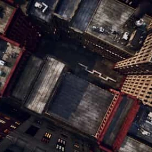 Aerial View of Midtown Manhattan Stock Footage Aerial View of Midtown Manhattan Stock Footage
