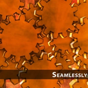 Golden Gears Rotating Interlocking Stock Footage Golden Gears Rotating Interlocking Stock Footage