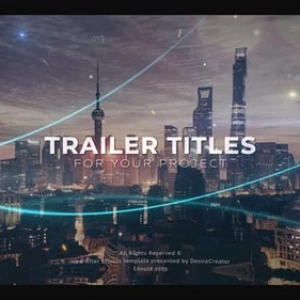 Cinematic Trailer Titles Epic After Effects Template Cinematic Trailer Titles Epic After Effects Template