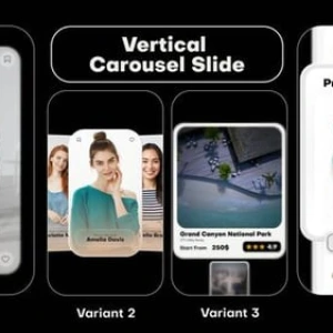 Dynamic Vertical Carousel Slides After Effects Template Dynamic Vertical Carousel Slides After Effects Template