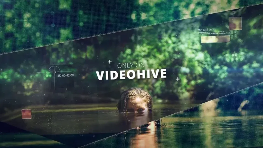 After Effects Project Dynamic Geometric Slideshow Photo