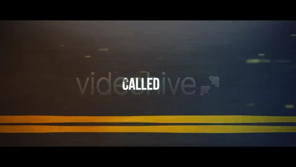 مشروع أفتر إفكت تسلسل عناوين سينمائية ديناميكي