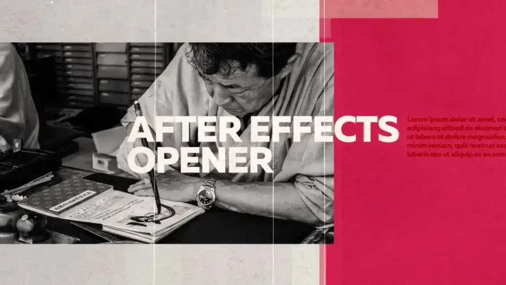 After Effects Project Dynamic Urban Media Opener