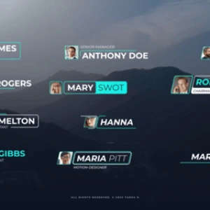 After Effects Project Animated Photo Lower Thirds with Names and Titles After Effects Project Animated Photo Lower, Animated photo lower thirds with names, titles, and profile pictures on a…