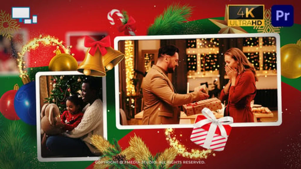 After Effects Project After Effects Christmas Photo
