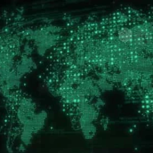 Digital World Map Global Network Stock Footage Digital World Map Global Network Stock Footage