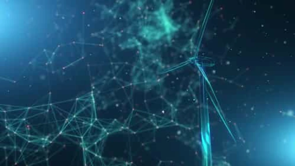 Video Footage Wind Turbine Technology Concept Renewable