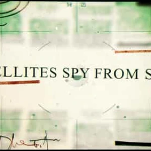 Retro Grunge Spy Satellite Text Reveal Stock Footage Retro Grunge Spy Satellite Text Reveal Stock Footage