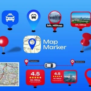 Animated Map Travel Routes After Effects Template Animated Map Travel Routes After Effects Template
