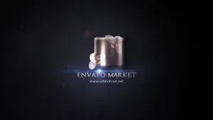 Cinematic Glossy Metal Logo After Effects Template