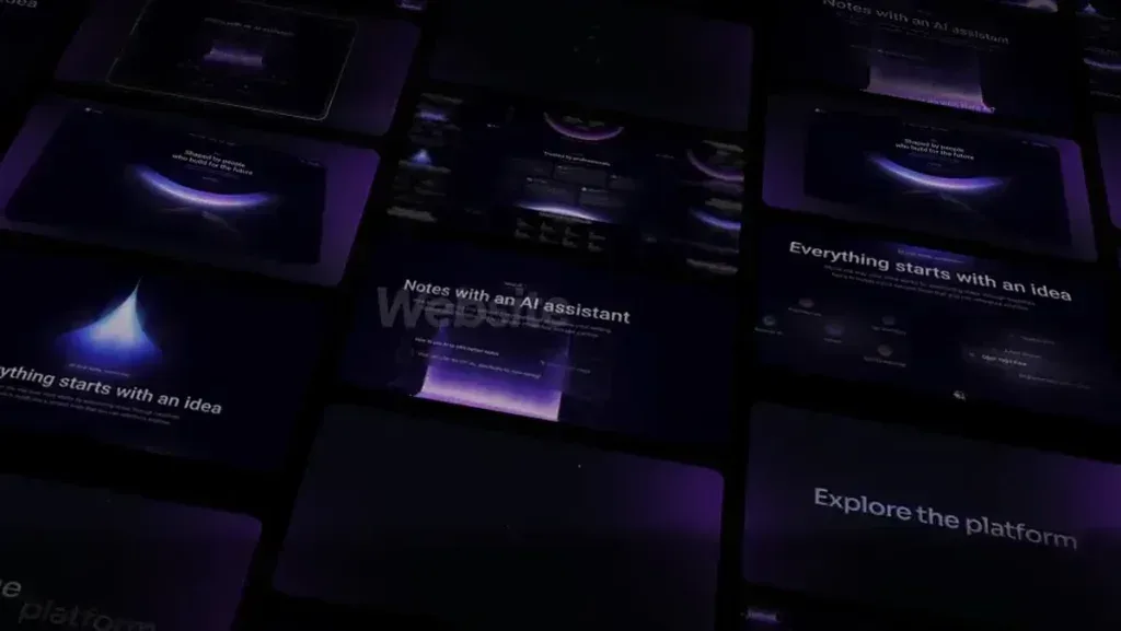 After Effects Project Dynamic AI Product Website