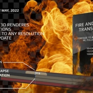 Dynamic Fire and Smoke Video After Effects Template Dynamic Fire and Smoke Video After Effects Template