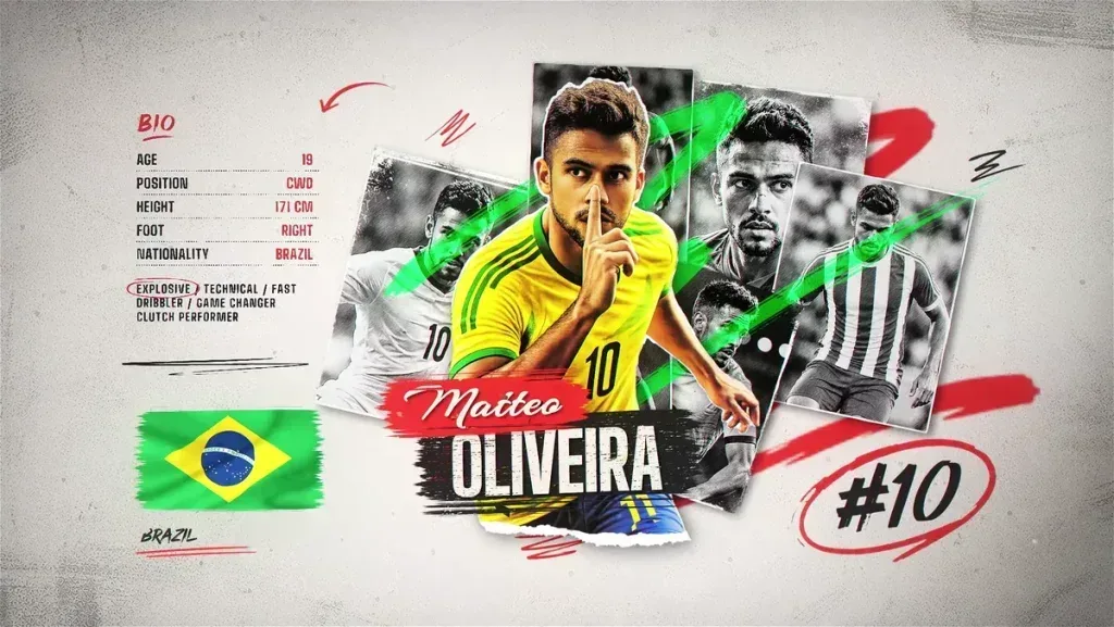 After Effects Project Dynamic Football Athlete Profile