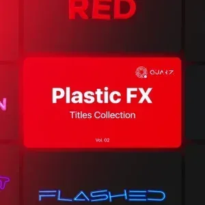 قالب عناوين نيون بلاستيك ديناميكية لأفتر إفكت قالب عناوين نيون بلاستيك ديناميكية لأفتر إفكت