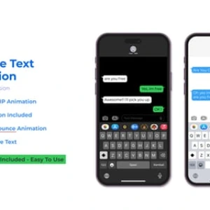 Modern Animated Text Chat After Effects Template Modern Animated Text Chat After Effects Template