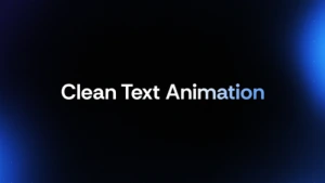 Modern Clean Text Animations After Effects Template