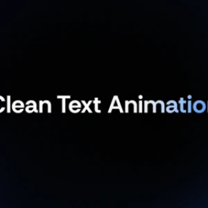 Modern Clean Text Animations After Effects Template Modern Clean Text Animations After Effects Template